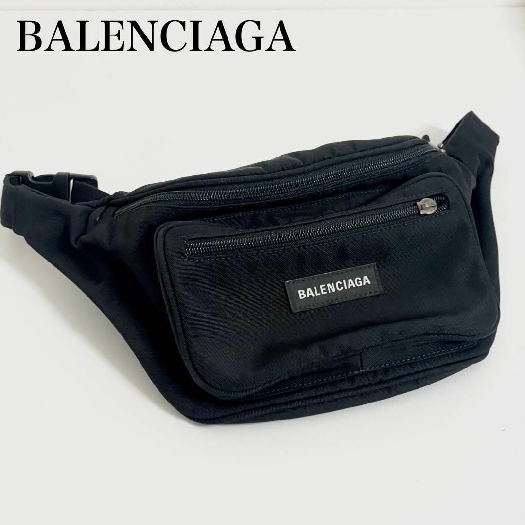 BALENCIAGA エクスプローラー ボディバッグ ウエストポーチ ブラック系 | フリマアプリ ラクマ