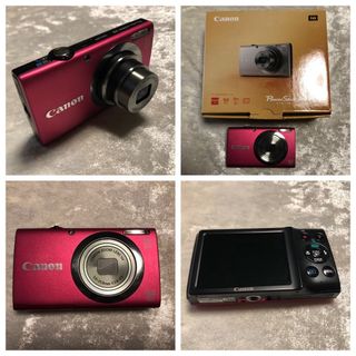 キヤノン(Canon)の美品 Canon PowerShot A2300 レッド 付属品完備 箱付き(コンパクトデジタルカメラ)