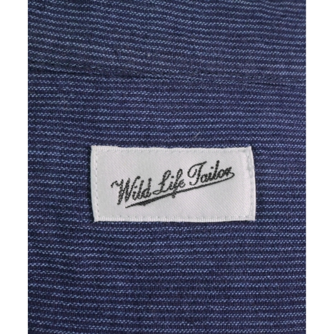 Wild Life Tailor カジュアルシャツ M 青(チェック)