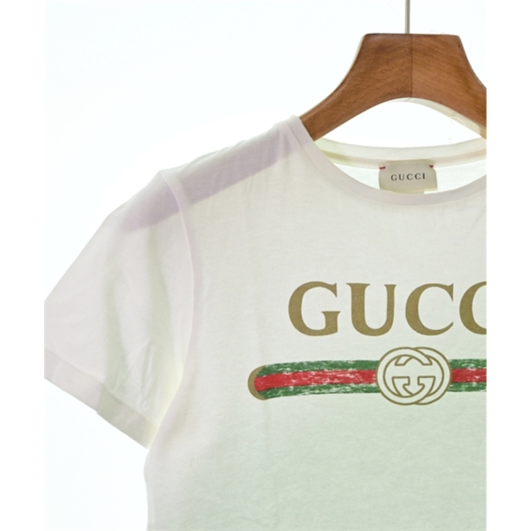 Gucci(グッチ)のGUCCI グッチ Tシャツ・カットソー 10 白 【古着】【中古】 キッズ/ベビー/マタニティのキッズ服女の子用(90cm~)(Tシャツ/カットソー)の商品写真