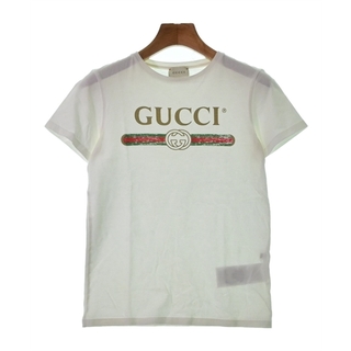グッチ(Gucci)のGUCCI グッチ Tシャツ・カットソー 10 白 【古着】【中古】(Tシャツ/カットソー)