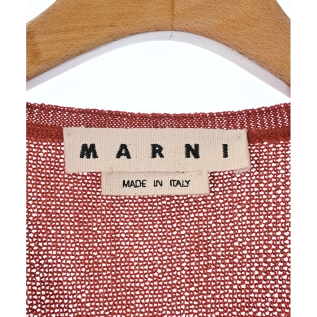 Marni(マルニ)のMARNI マルニ ニット・セーター 48(L位) 赤 【古着】【中古】 メンズのトップス(ニット/セーター)の商品写真