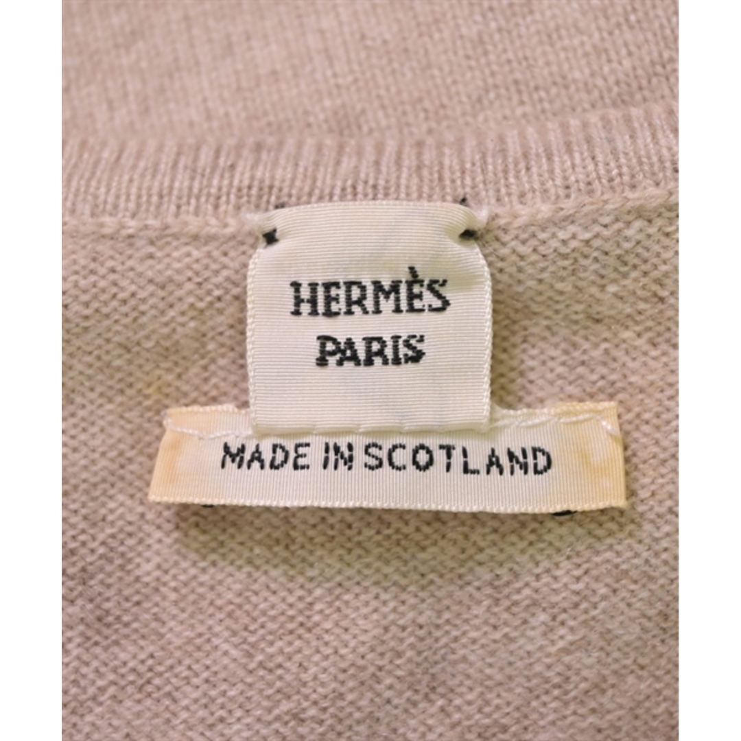 Hermes(エルメス)のHERMES エルメス ニット・セーター L ベージュ 【古着】【中古】 レディースのトップス(ニット/セーター)の商品写真