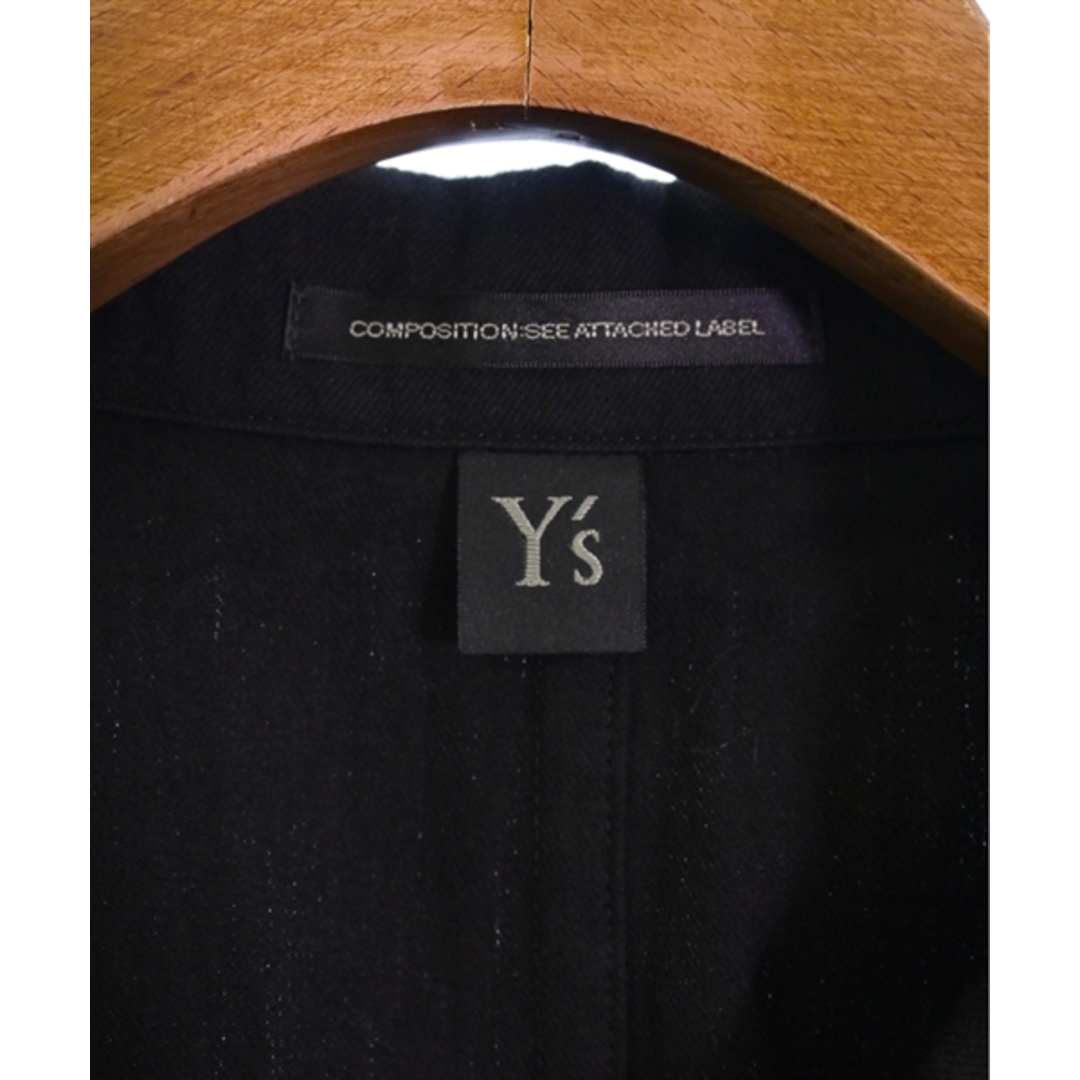 Y's - Y's ワイズ カジュアルジャケット 1(XS位) 黒 【古着】【中古
