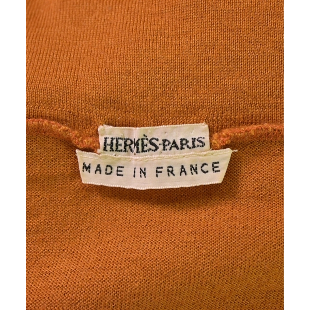 Hermes(エルメス)のHERMES エルメス ニット・セーター 36(XS位) オレンジ 【古着】【中古】 レディースのトップス(ニット/セーター)の商品写真