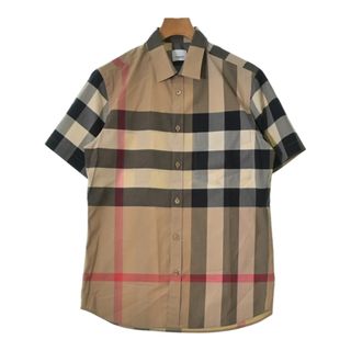 バーバリー(BURBERRY)のBURBERRY バーバリー カジュアルシャツ M ベージュx黒x赤(チェック) 【古着】【中古】(シャツ)