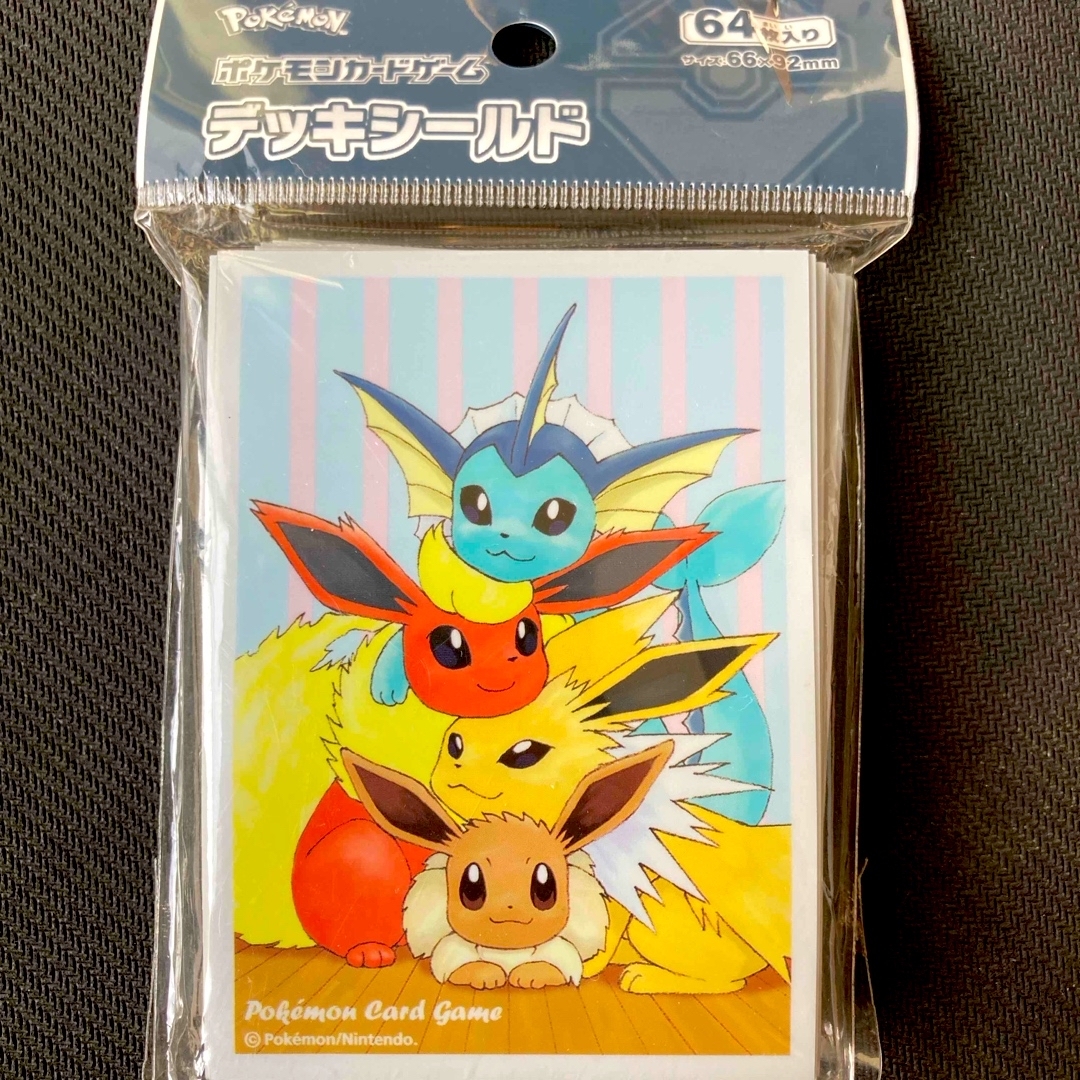 ポケモン デッキシールド スリーブ くっつきなかよしイーブイ ポケモン デッキシールド スリーブ くっつきなかよしイーブイ