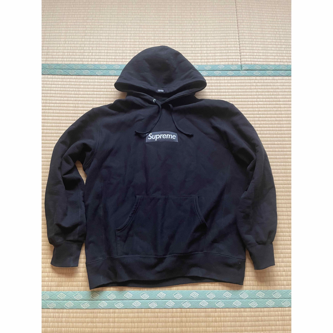 supreme box logo パーカー　Lサイズ