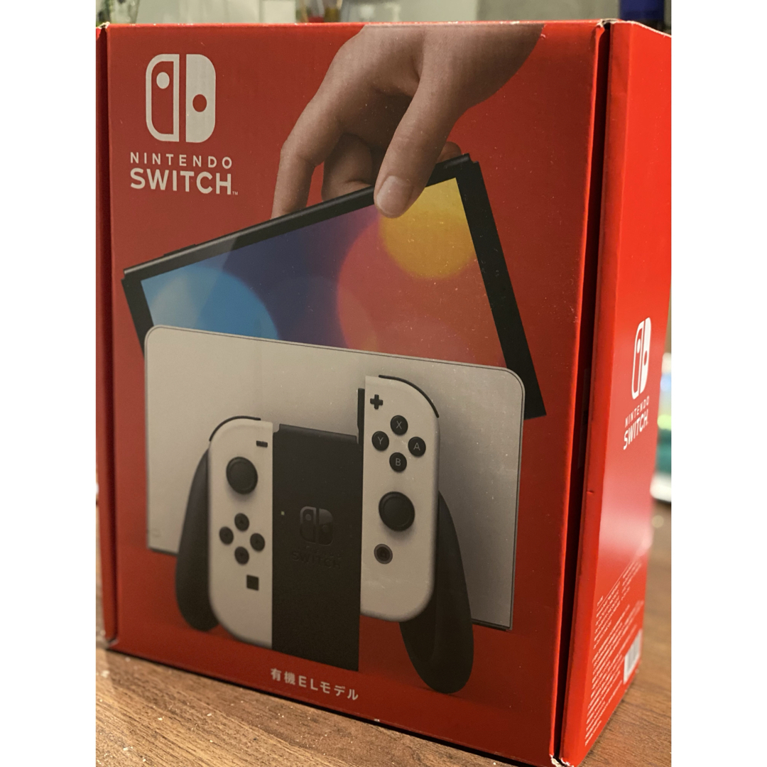 Nintendo Switch 有機ELモデル オマケにコントローラー付きの通販 by