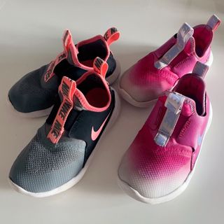 ナイキ(NIKE)の☆ NIKE ☆ ナイキ　フレックスランナー　ピンク　15cm  2足セット(スニーカー)