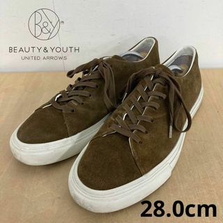 ビューティアンドユースユナイテッドアローズ(BEAUTY&YOUTH UNITED ARROWS)のB&Y UNITED ARROWS BY 6アイレット レザー ス 28.0cm(スニーカー)