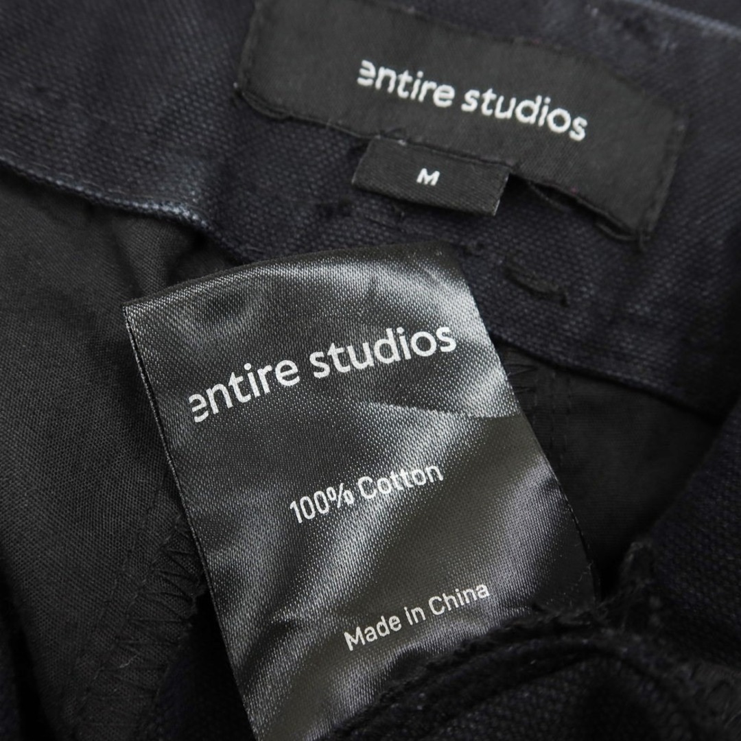 【中古】エンタイア スタジオ Entire Studios コットン カーゴパンツ ブラック【サイズM】【メンズ】 メンズのパンツ(ワークパンツ/カーゴパンツ)の商品写真