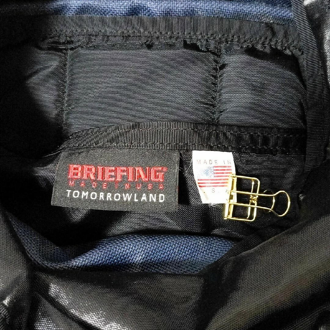 BRIEFING(ブリーフィング)の美品 BRIEFING トゥモローランド 別注 FLAP PACK USA 青 メンズのバッグ(バッグパック/リュック)の商品写真