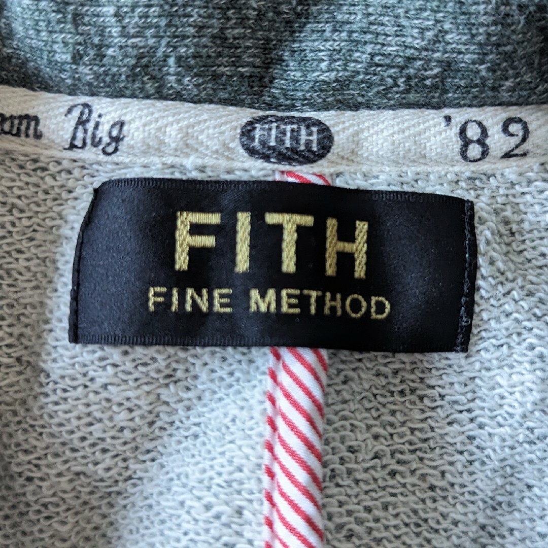 FITH(フィス)のFITH☆フィス☆スウェット素材☆ジャケット☆110cm キッズ/ベビー/マタニティのキッズ服男の子用(90cm~)(ジャケット/上着)の商品写真