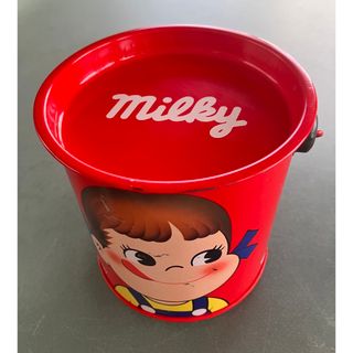 フジヤ(不二家)の不二家milkyペコちゃんキャンデー空き缶ビンテージ(キャラクターグッズ)