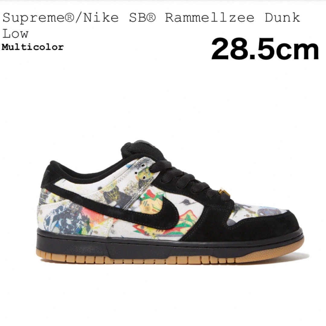 Supreme - NIKE SB Supreme Rammellzee Dunk Low 28.5の通販 by 102mph ...