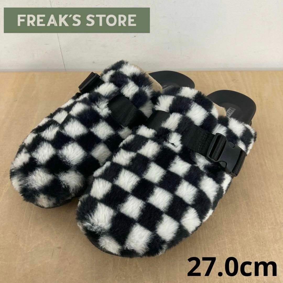 FREAK'S STORE(フリークスストア)のFREAK'S STORE バックルストラップ ファーサンダル 27.0cm メンズの靴/シューズ(サンダル)の商品写真