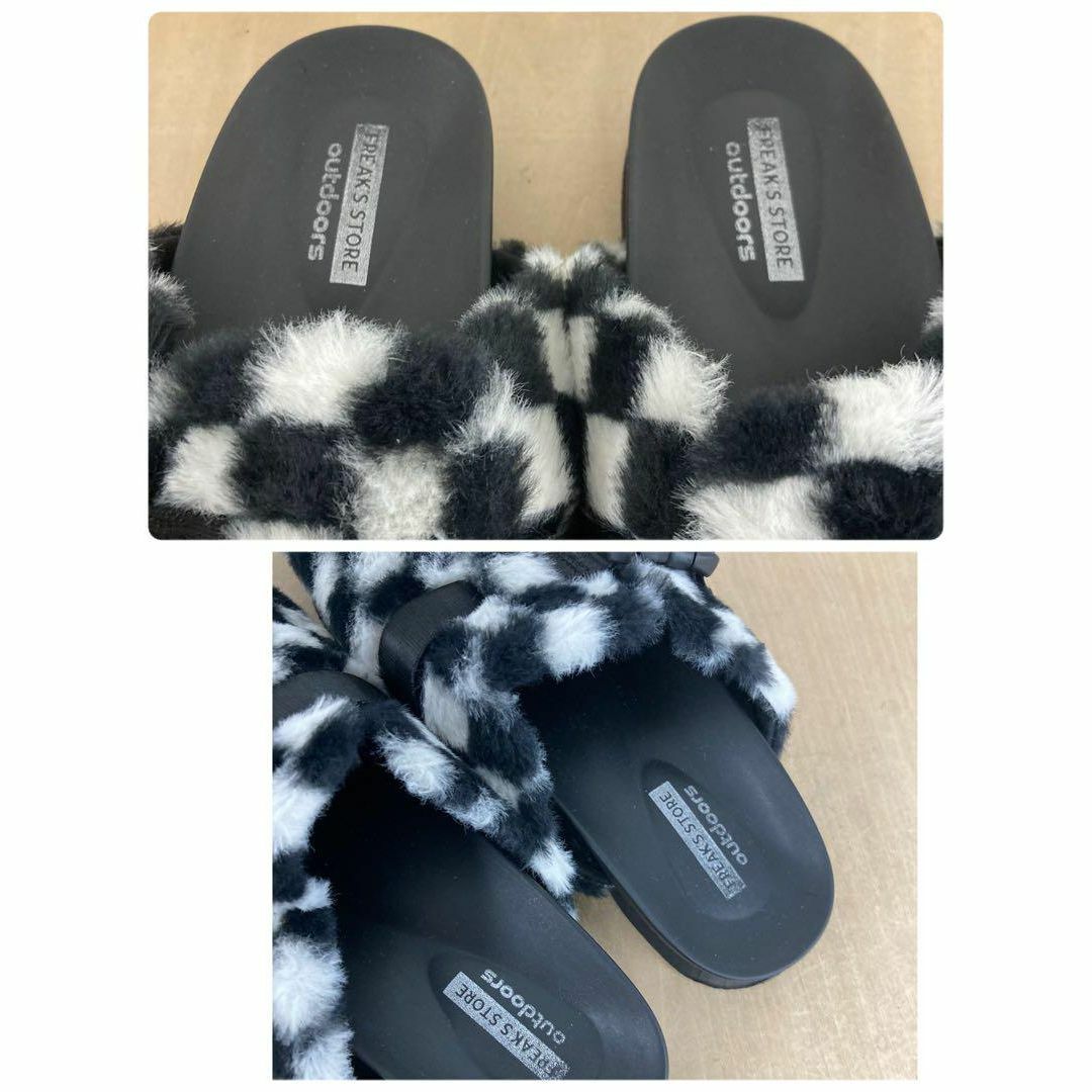 FREAK'S STORE(フリークスストア)のFREAK'S STORE バックルストラップ ファーサンダル 27.0cm メンズの靴/シューズ(サンダル)の商品写真