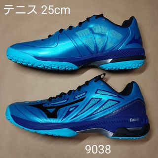 ミズノ(MIZUNO)のテニス 25cm ミズノ ウェーブエクシード 4 OC(シューズ)