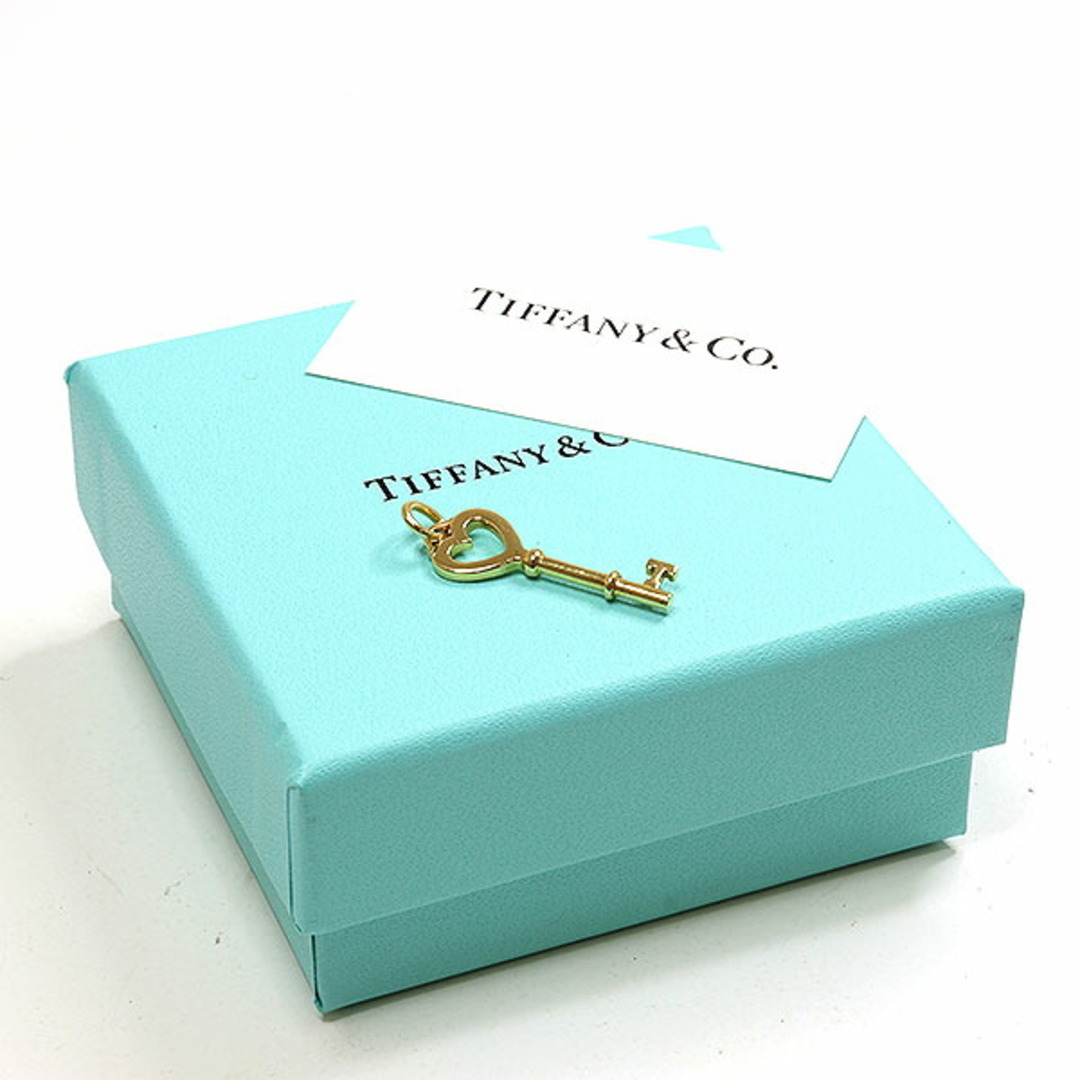 Tiffany & Co.(ティファニー)のティファニー TIFFANY&Co. ハートキー ペンダントトップ K18YG 750YG 鍵 チャーム 【中古】 レディースのアクセサリー(その他)の商品写真