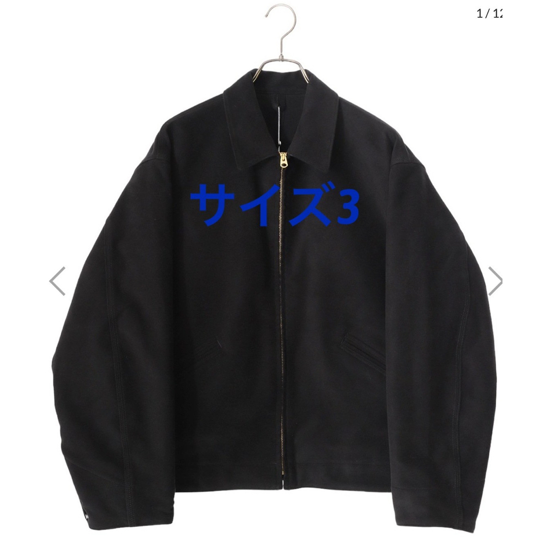 COMOLI(コモリ)のCOMOLI 23AW モールスキン ジップショートジャケット 3 メンズのジャケット/アウター(ブルゾン)の商品写真