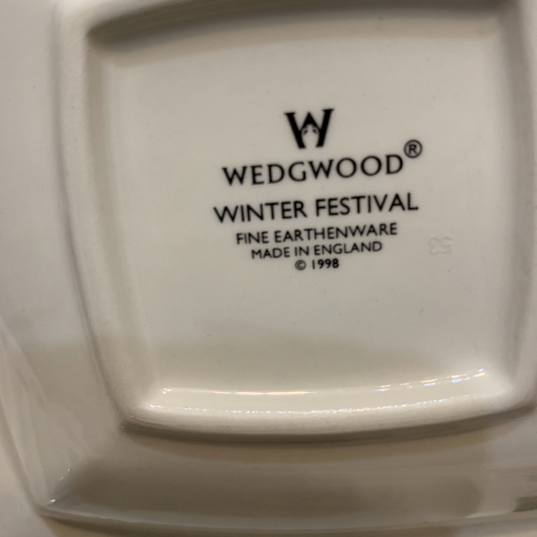 WEDGWOOD - 未使用 ウェッジウッド ウィンターフェスティバル WEDGWOOD - 未使用 ウェッジウッド ウィンターフェスティバル