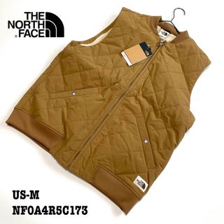 ノースフェイス(THE NORTH FACE) ダウンベスト(メンズ)（ブラウン/茶色