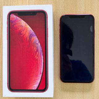 アイフォーン(iPhone)のiPhone XR 128GB アップル iphonexr  b レッド(スマートフォン本体)