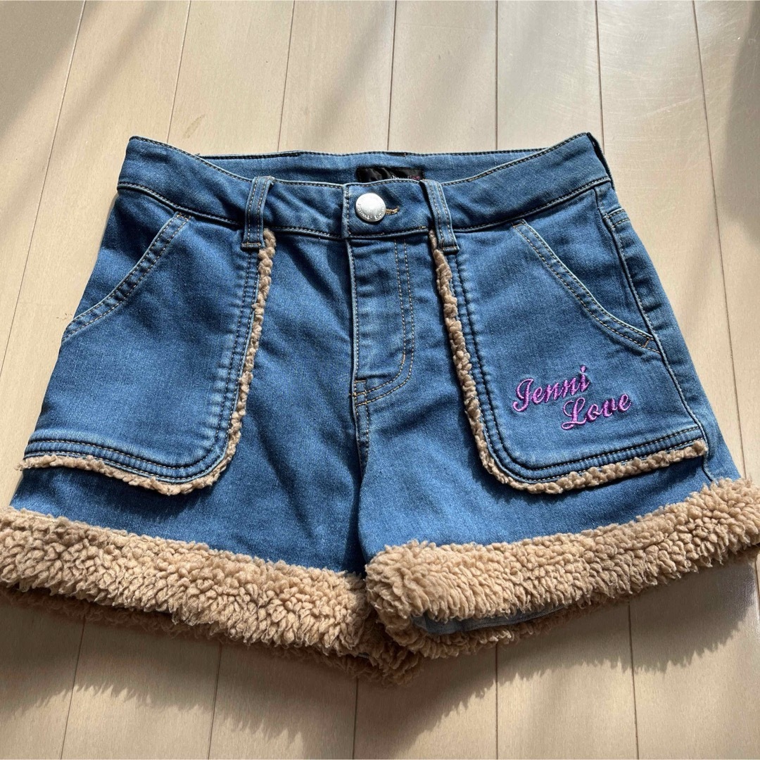 デニムショートパンツ キッズ/ベビー/マタニティのキッズ服女の子用(90cm~)(パンツ/スパッツ)の商品写真