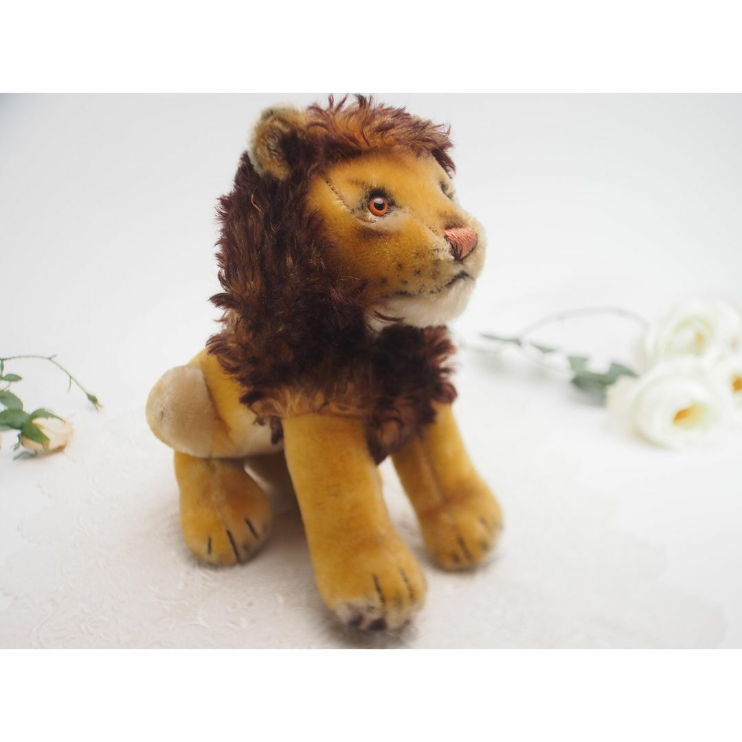 シュタイフ☆Leo Lion 22cm☆ライオンのレオ/お座りポーズ☆ビンテージ-