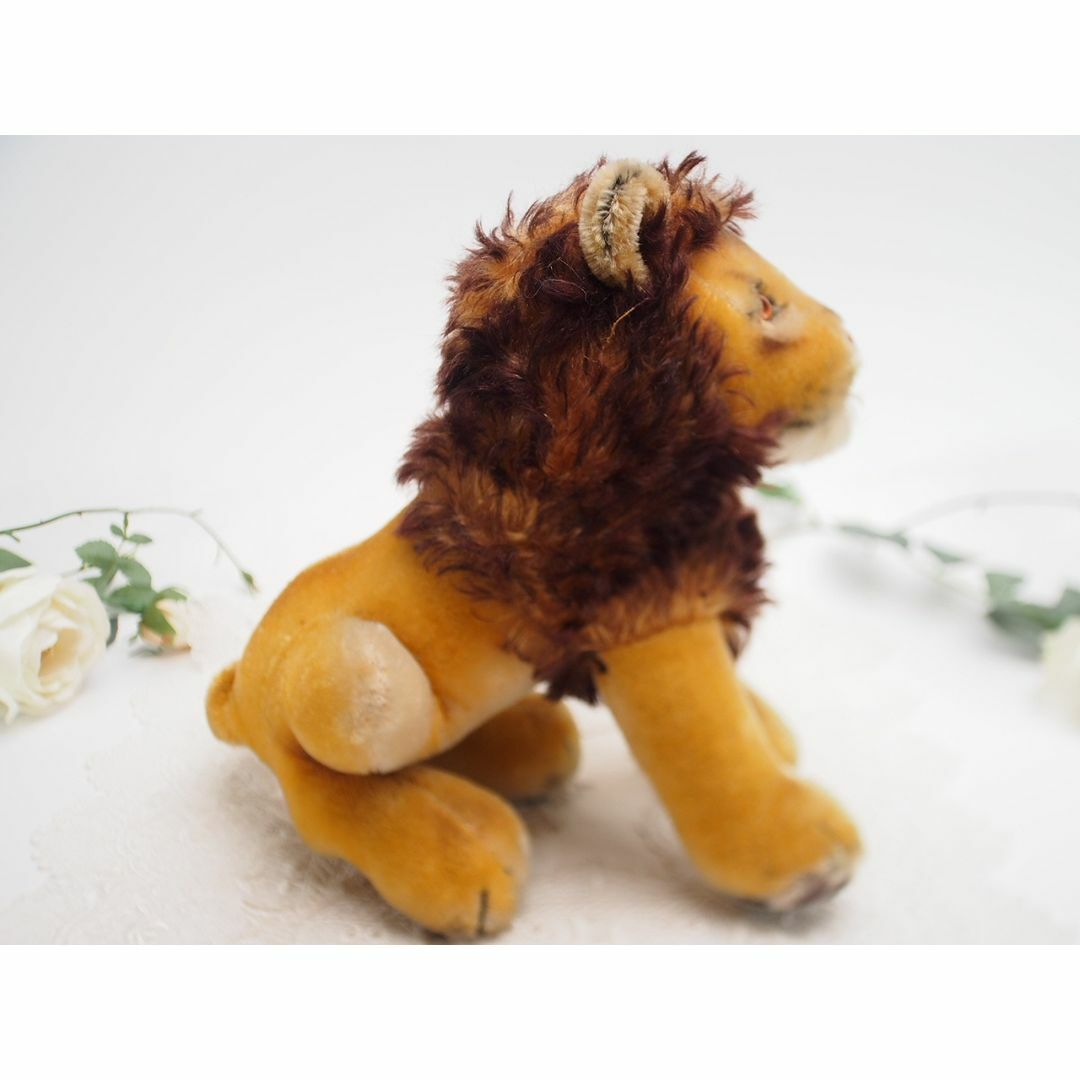 シュタイフ☆Leo Lion 22cm☆ライオンのレオ/お座りポーズ☆ビンテージ-