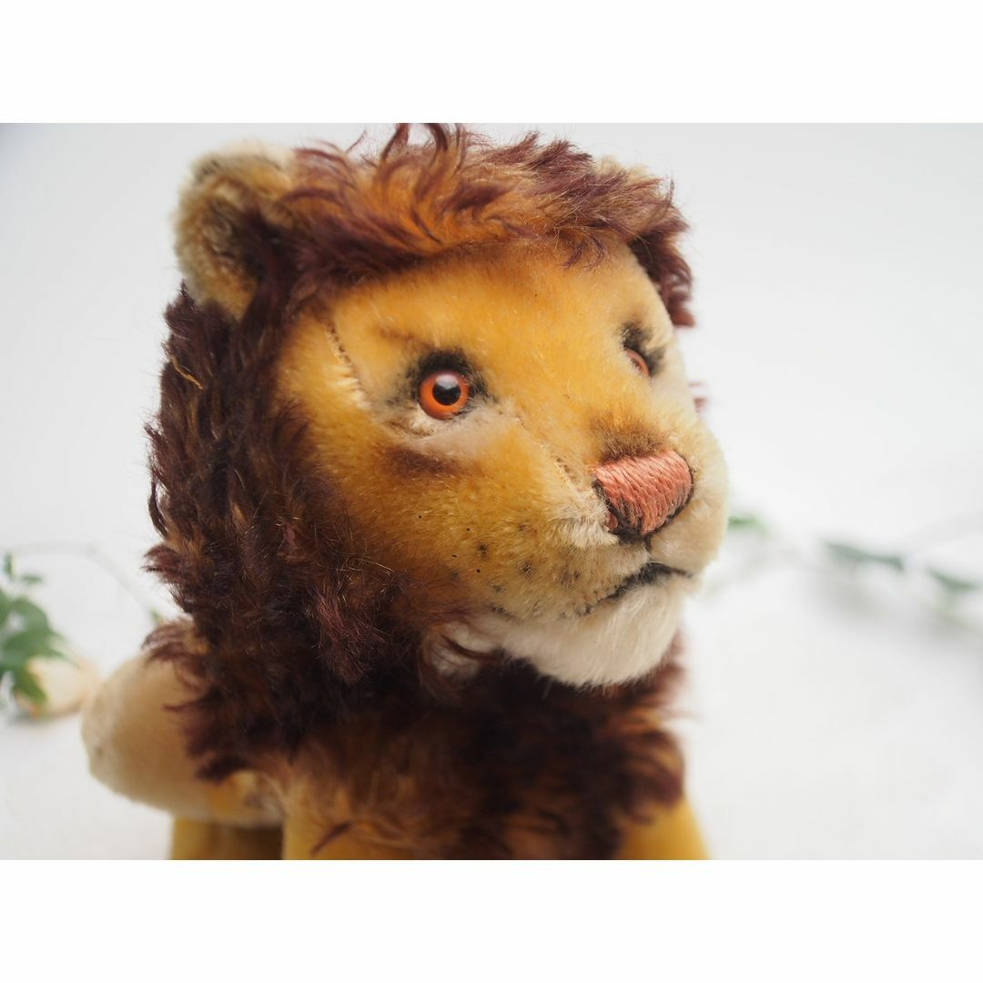 シュタイフ☆Leo Lion 22cm☆ライオンのレオ/お座りポーズ☆ビンテージ-