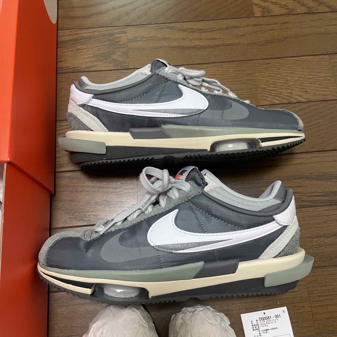 【27.5】Nike Sacai Zoom Cortez "Iron Grey"