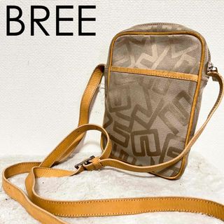 美品　BREE 2way ヌメ革 本革 レザー バンドバッグ ショルダーバッグ