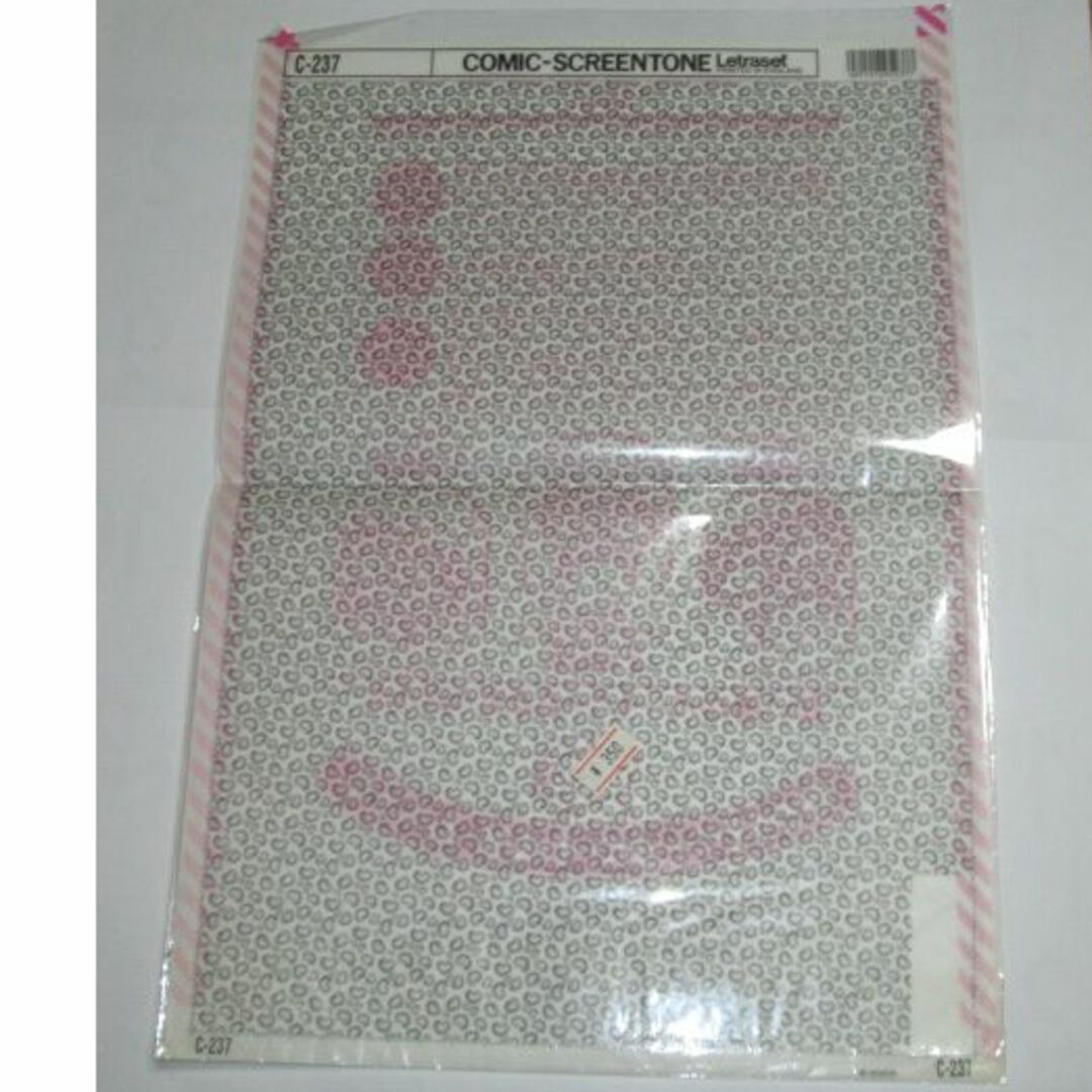 Letraset レトラセット スクリーントーン　C-237 エンタメ/ホビーのアート用品(コミック用品)の商品写真