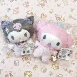 マイメロディ(マイメロディ)のマイメロ♡クロミ♡メロクロ♡ぴたっと♡ドール♡ベビー♡新品タグ付き(キャラクターグッズ)