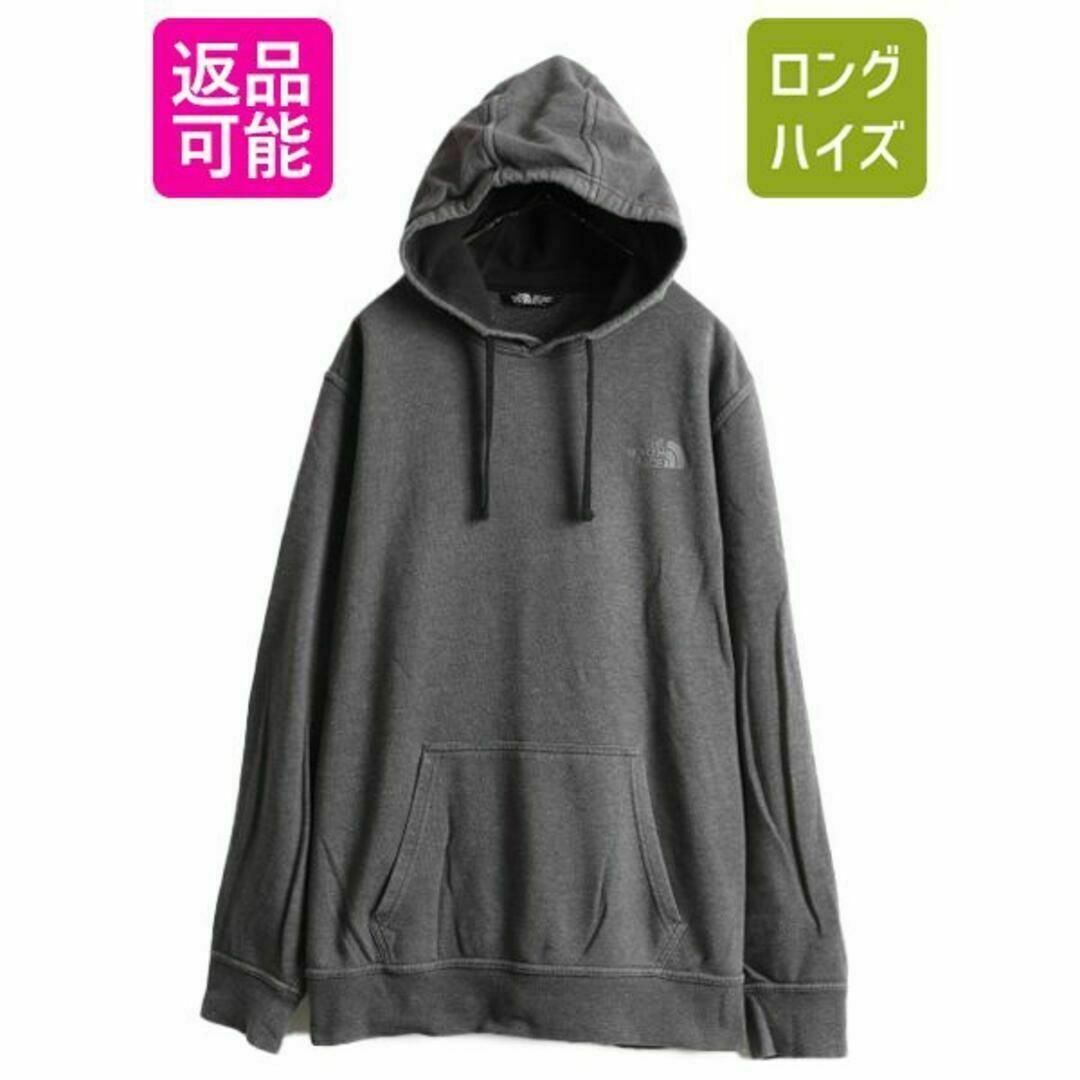 ノースフェイス 両面 プリント スウェット フードパーカー XL プルオーバー