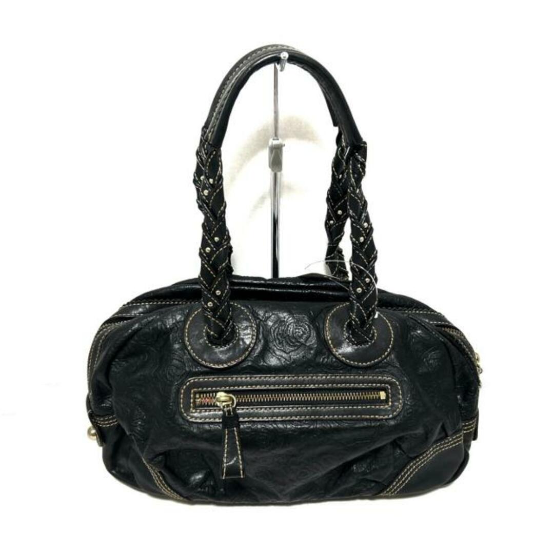 ANNA SUI アナスイ バンドバッグ レザー 女子 ブラック Y2K