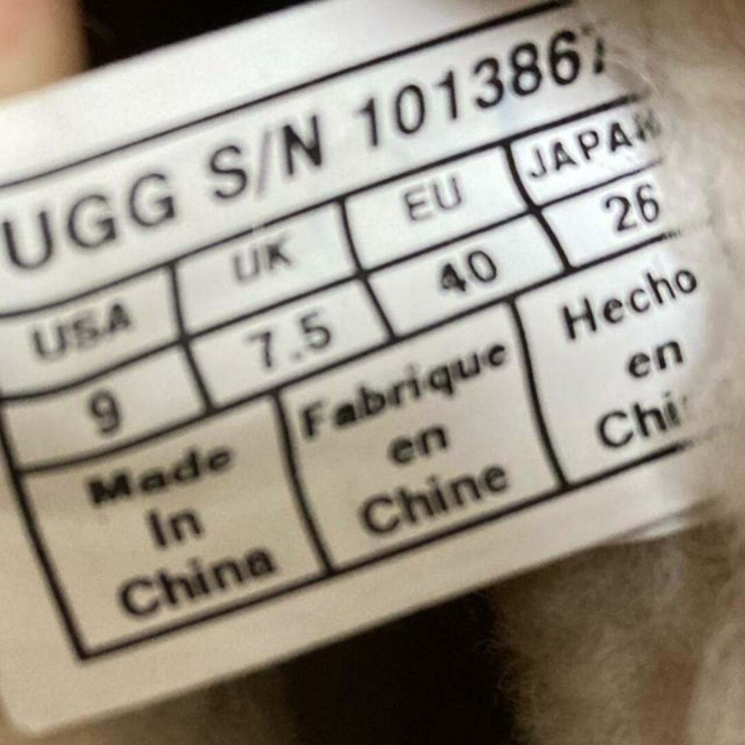 UGG(アグ) ショートブーツ JAPAN 26 メンズ