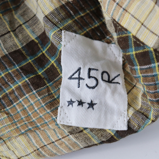 美品 45R 平織りコットンのシャツジャケット 3 ベージュ系 45rpm