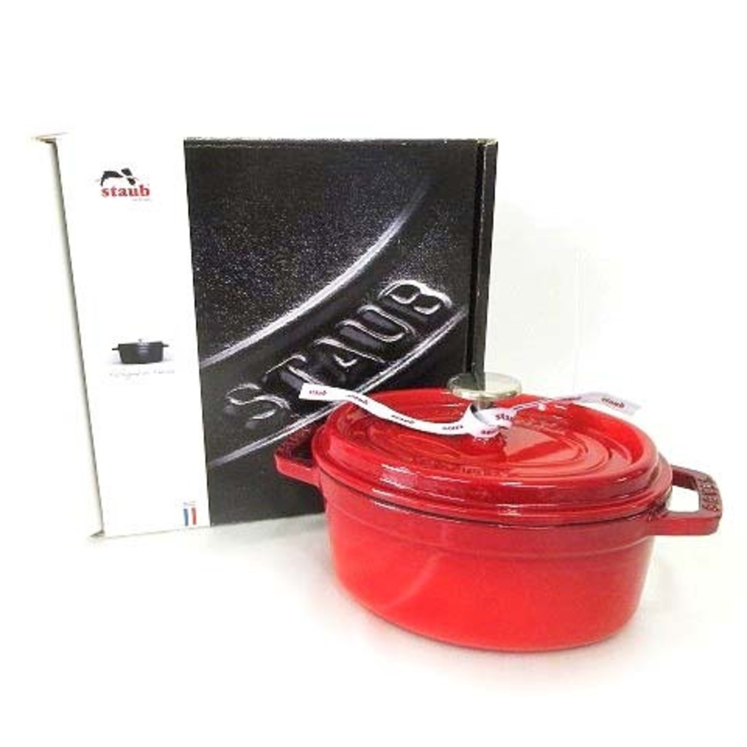 最新モデルが入荷 未使用品 ストウブ STAUB ココット オーバル 鍋 17cm