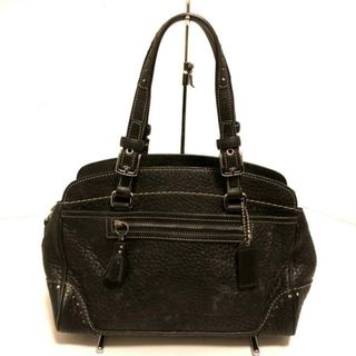 COACH - コーチ ハンドバッグ 37167 黒 レザーの通販 by ブランディア