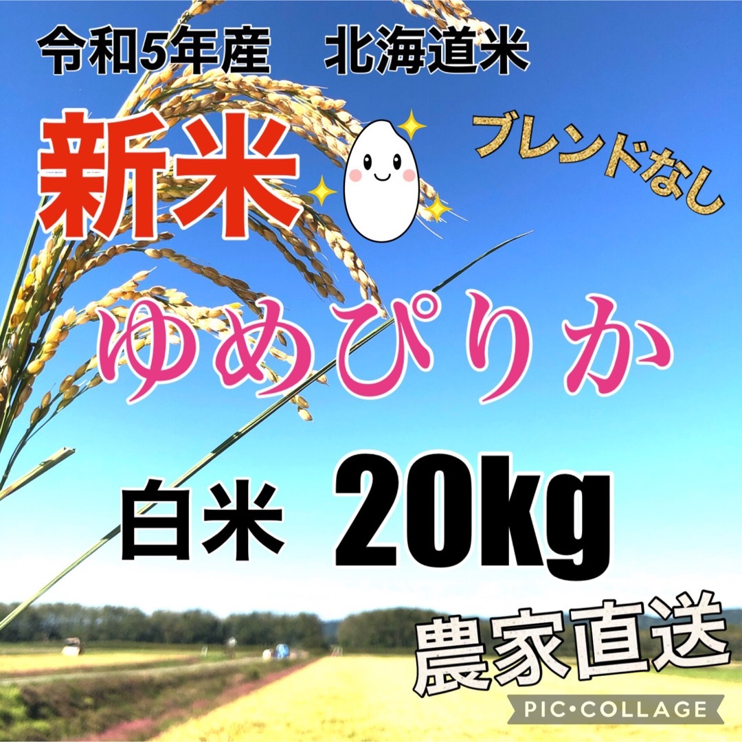 白米ゆめぴりか　20kg