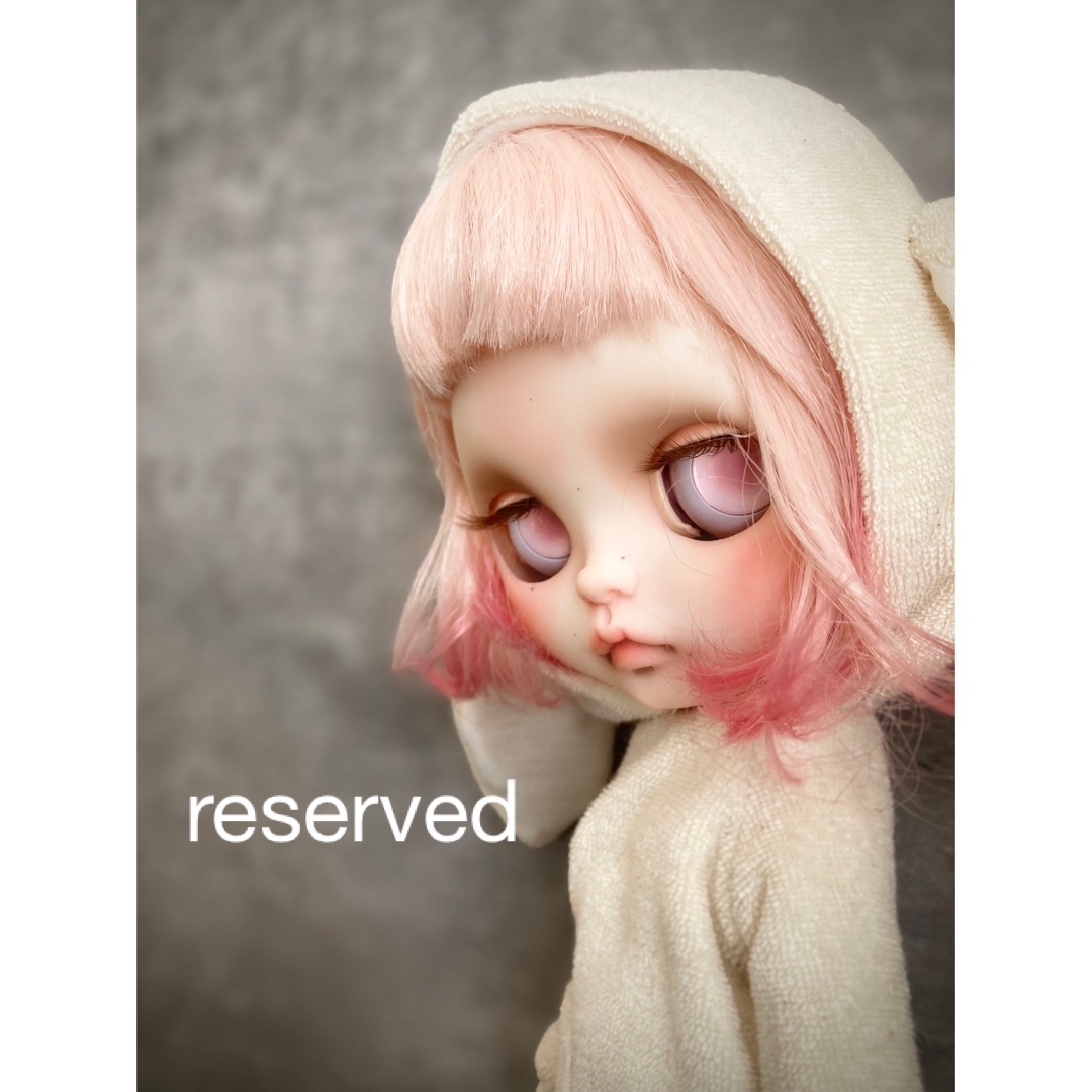 necoma doll】ピンクボブの白肌ちゃん◇アウトフィットフルセット!-