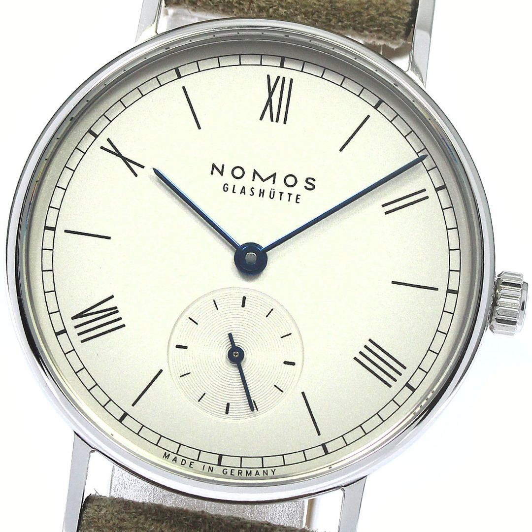 ノモス NOMOS LD1A2W233 ラドウィッグ スモールセコンド 手巻き メンズ 美品 箱・保証書付き_773520