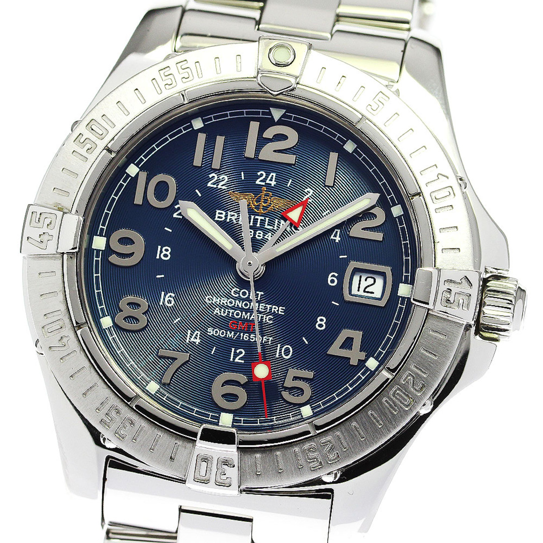 ブライトリング BREITLING A32350 コルト GMT 自動巻き メンズ 美品 _774902