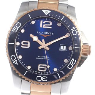 ロンジン(LONGINES)のロンジン LONGINES L3.781.3 ハイドロコンクエスト デイト 自動巻き メンズ 美品 箱・保証書付き_777122(腕時計(アナログ))