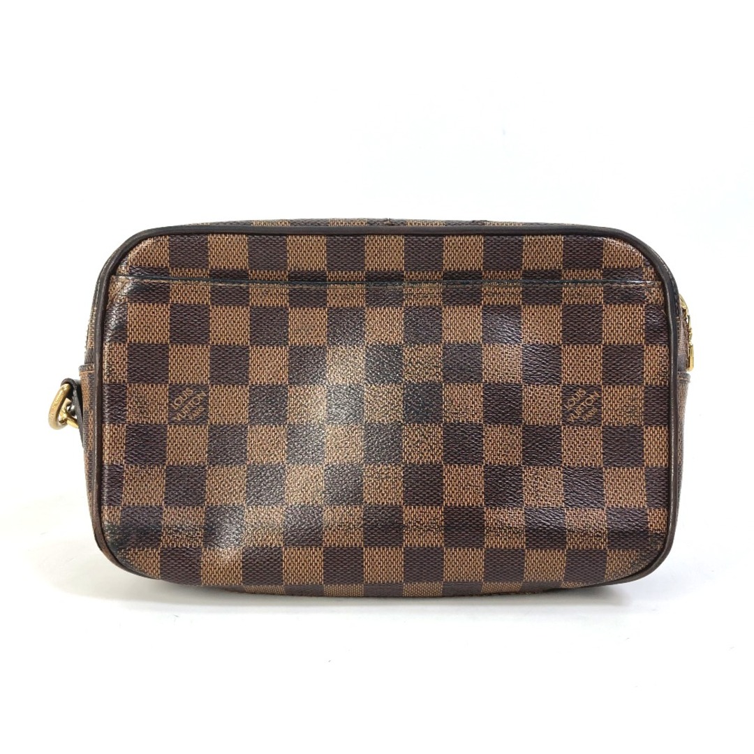 ルイヴィトン LOUIS VUITTON ポシェット サンポール  N41219 ダミエ ポーチ ストラップ付 セカンドバッグ ダミエキャンバス エベヌ ブラウン