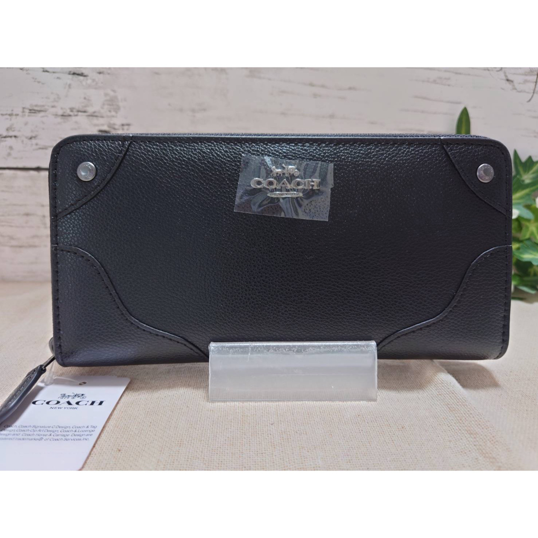 新品COACHコーチ長財布 ブラック