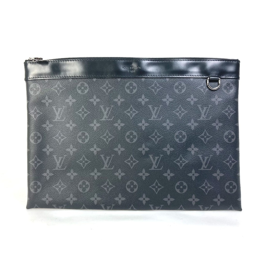 ルイヴィトン LOUIS VUITTON ポシェット・ディスカバリー Ｍ62291 モノグラム エクリプス クラッチバッグ モノグラムエクリプスキャンバス ブラック 美品